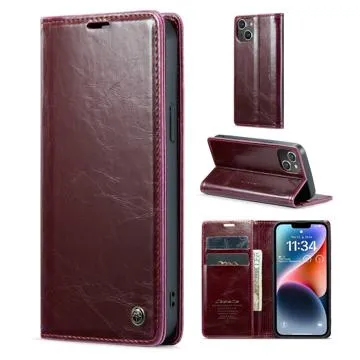 Caseme 003 Series iPhone 14 Plus Wallet Case - Red