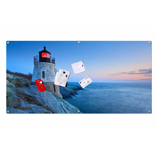Lighthouse Magnetic Wall Mounted Photo Memo Board