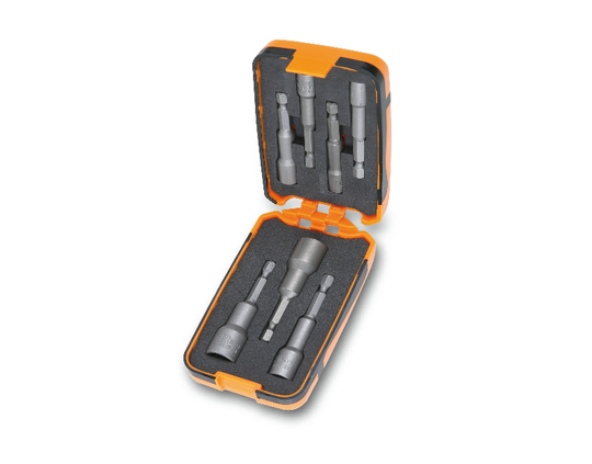 Beta Tools F/A7 7pc Hexagon Drive Magnetic Bit Socket Set 5.5 - 13mm | 008620950