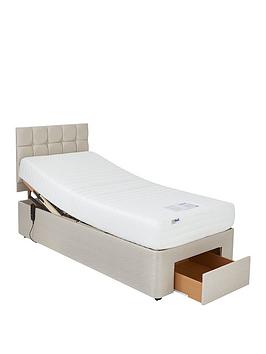 Mibed Rainford Memory Mattress Adjustable Bed With Storage Options