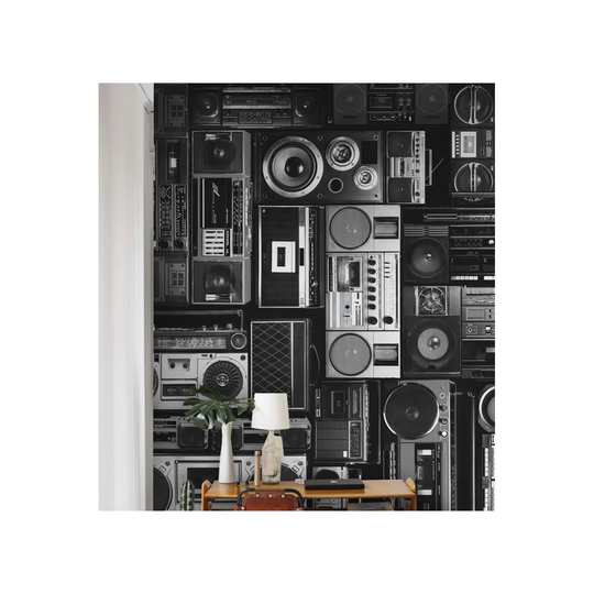 Gyan Pop Disco Classic Cassette Radio Recorder Audio Wallpaper
