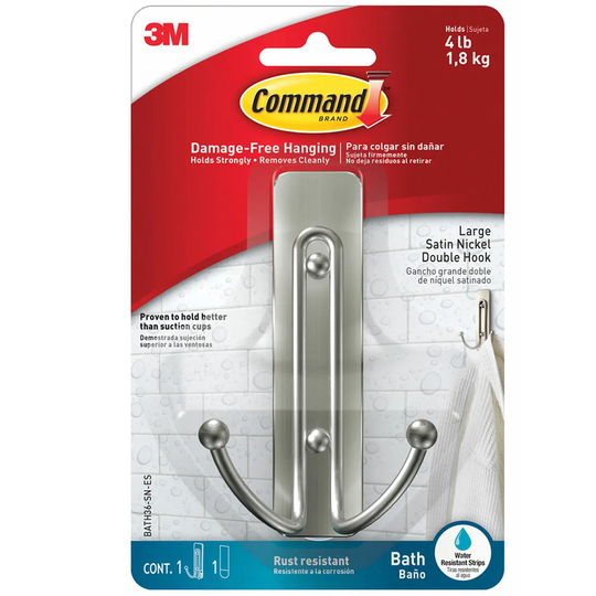 3M Command Large Bathroom Hooks