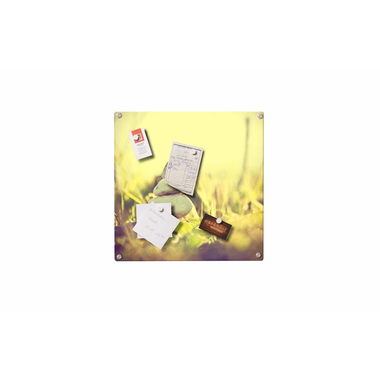 Stones Meadow Magnetic Wall Mounted Photo Memo Board