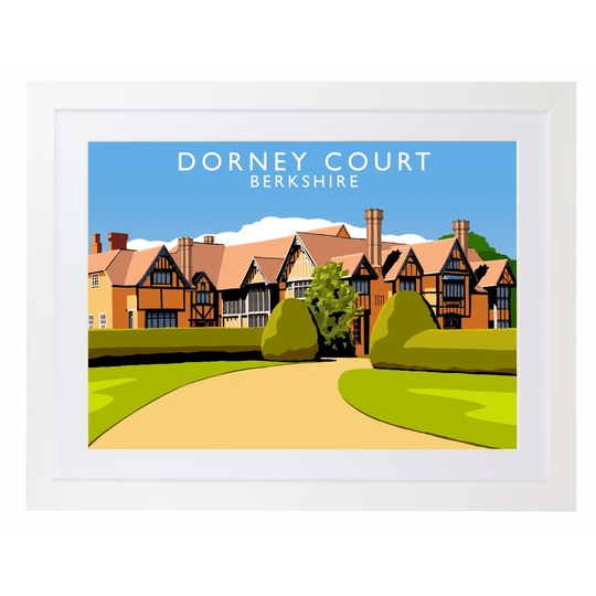 Dorney Court by Richard O'Neil - Graphic Art Print On Paper