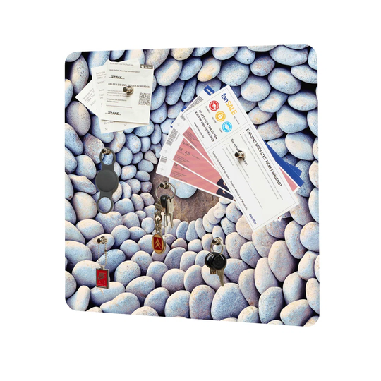 Stones Magnetic Wall Mounted Photo Memo Board