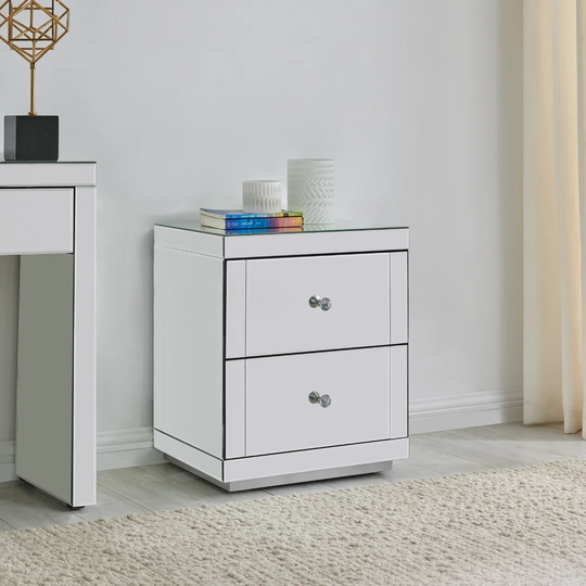 Potter 2 Drawer Bedside Table