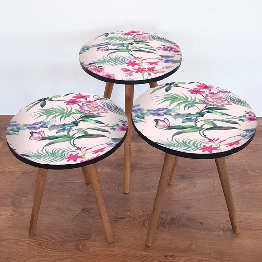 Banuelos 3 Piece Nest of Tables
