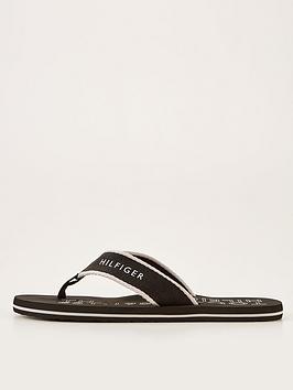 Tommy Hilfiger Sporty Hilfiger Beach Sandal - Black