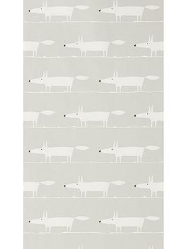 Scion Midi Fox Grey Wallpaper