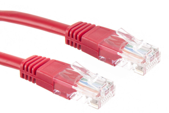 Cables Direct Cat5e UTP Patch Cable (Red) 2m