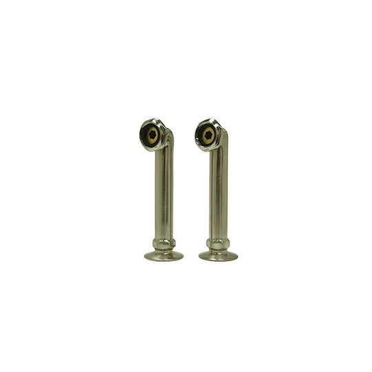 Kingston Brass CC6RS8 Vintage Deck Mount Riser for Leg Tub Filler, 6-Inch, Brushed Nickel