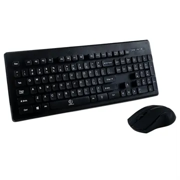 Rebeltec Millenium Wireless Keyboard and Mouse Set (Open-Box Satisfactory) - Black