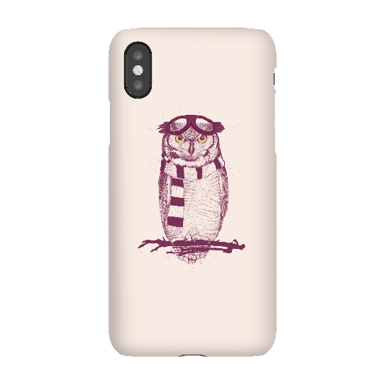 Balazs Solti Winter Owl Phone Case for iPhone and Android - iPhone X - Snap Case - Gloss