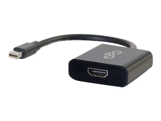 C2G Mini DisplayPort to HDMI Active Adapter Converter 4K UHD - Black