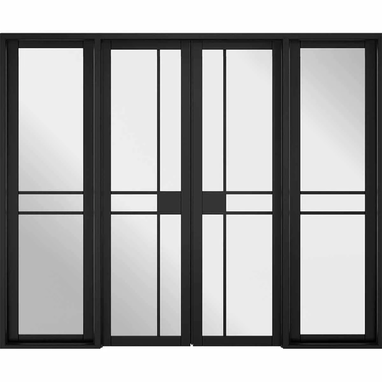 LPD (W) 24 inch Room Divider Black Greenwich W8 Internal Room Divider
