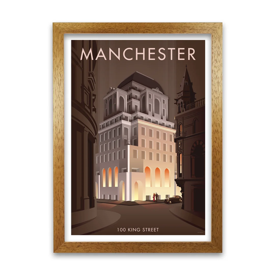 Manchester King Street by Stephen Millership - Graphic Art Print on Paper