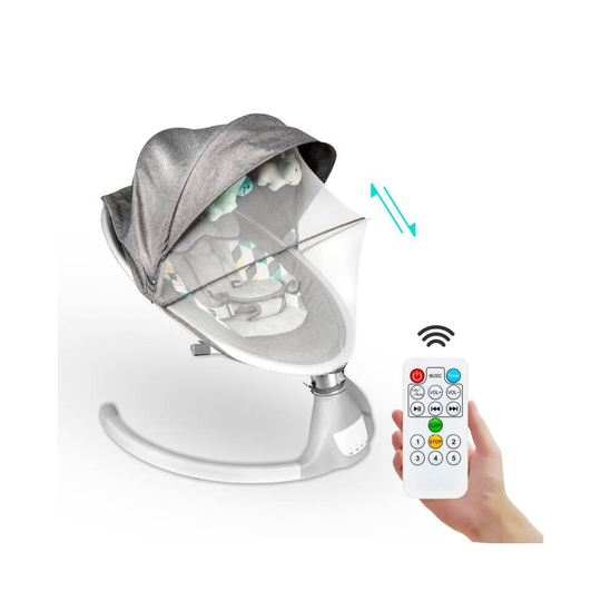 Baby Rocking Chair Electric Bluetooth Sleeping Cradle Bed for Newborns