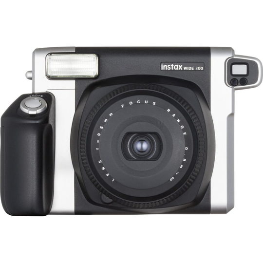 FUJIFILM Instax WIDE 300 Instant Camera - Black & Silver, Black