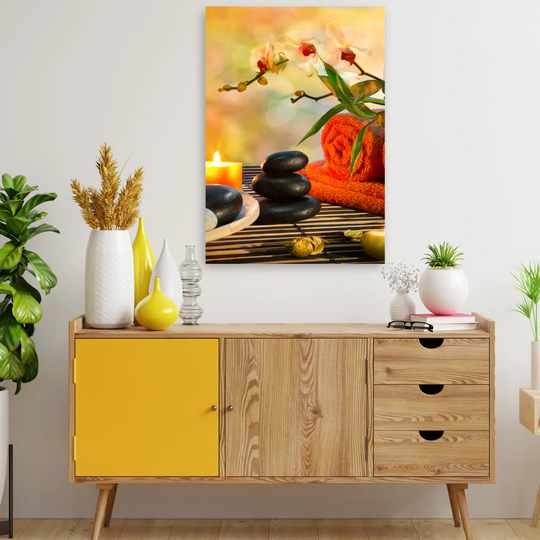 Canvas Print, Religious Orange