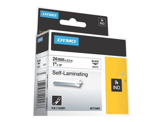 DYMO Rhino Self-Laminating Vinyl Labels