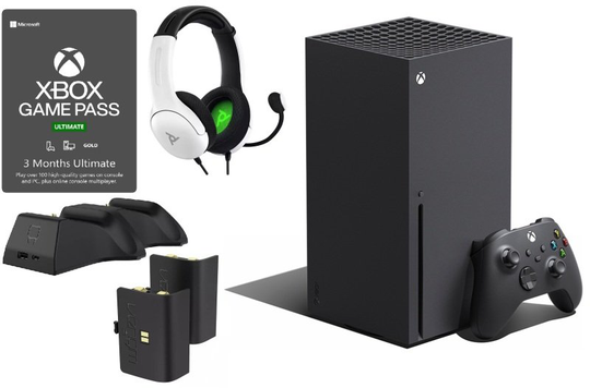 Xbox Series X Console Bundle - Headset, Dock, Gamepass Ultimate