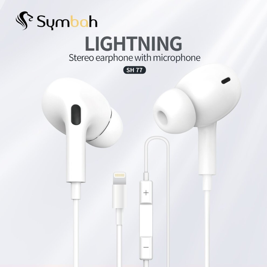 Wired Lightning Bluetooth Earphones Headphones Headset For iPhone 7 8 11 12 Pro 13 Max (SH77)