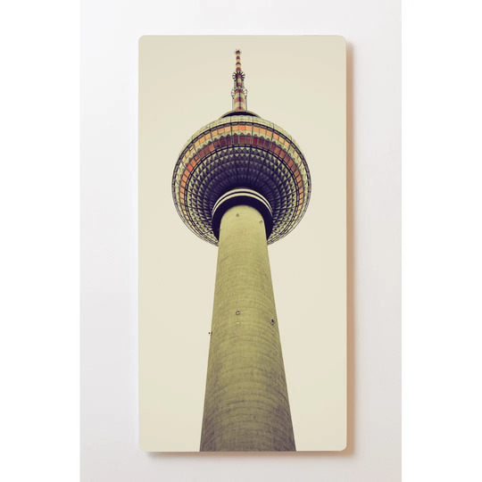 Notiz Motive Television Tower Magnetic Wall Mounted Cork Board
