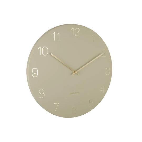 Charm Engraved Numbers 40cm Wall Clock