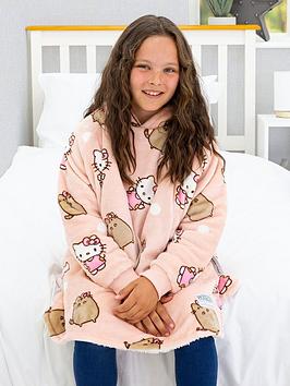 Hello Kitty Pusheen Wearable Fleece Hoodie Medium - Multi