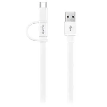 Huawei AP55S 2-in-1 USB Type-C / MicroUSB Cable - 1.5m - White