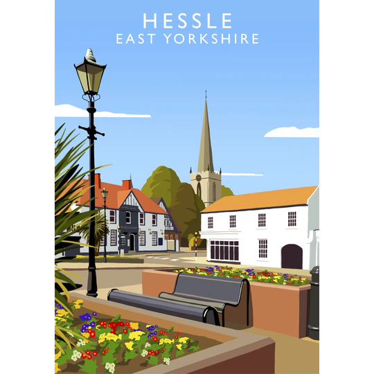 Hessle by Richard O'Neil - Graphic Art Print on Paper
