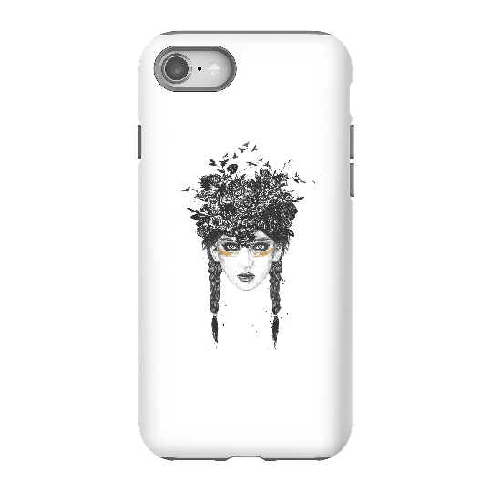 Balazs Solti Native Girl Phone Case for iPhone and Android - iPhone 8 - Tough Case - Matte