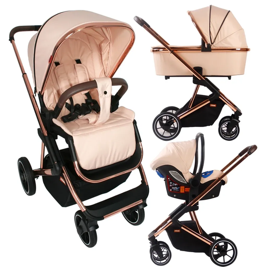 My Babiie Belgravia Travel System - Rose Gold Blush