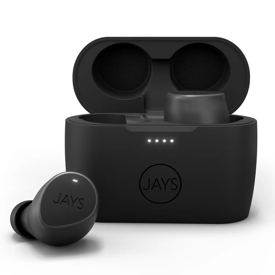 JAYS M-Seven True Wireless Earphones - Black