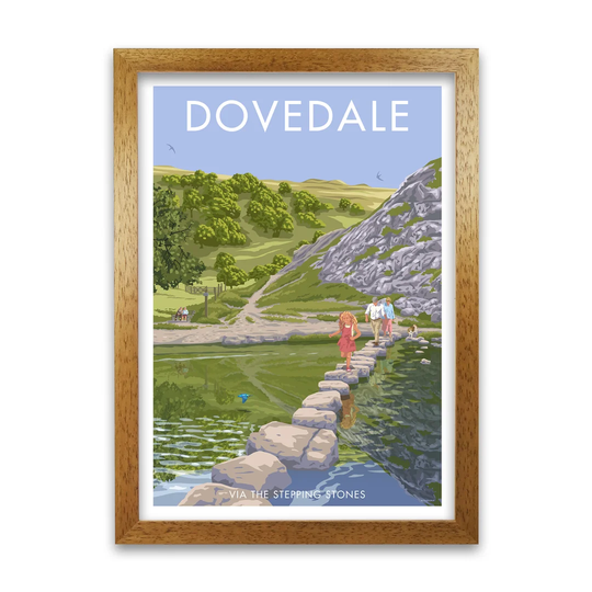 'Derbyshire Dovedale' Graphic Art