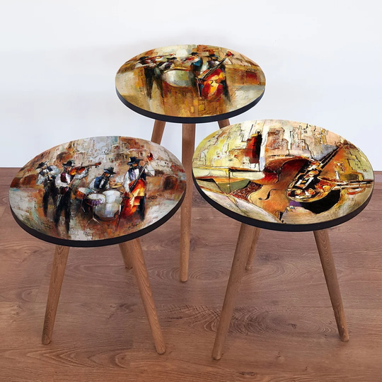 Ballentine 3 Piece Nest of Tables