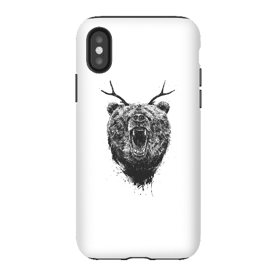 Balazs Solti Dear Bear Phone Case for iPhone and Android - iPhone X - Tough Case - Matte