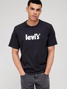 Levi'S Poster Logo T-Shirt - Black