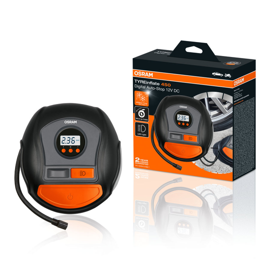 Osram Tire Inflate 450 Tire Inflator OS TYRE450