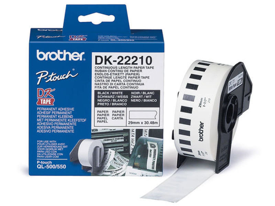 Brother DK22210 Continuous Paper Tape