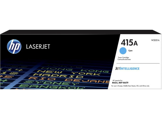 HP 415A Cyan Original LaserJet Toner Cartridge (W2031A)