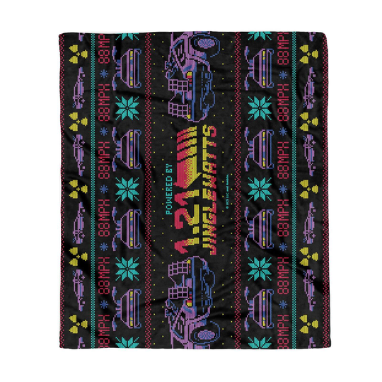 Back To The Future Jingle Watts Fleece Blanket - M