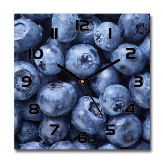 Hatsumi Blueberries Silent Wall Clock
