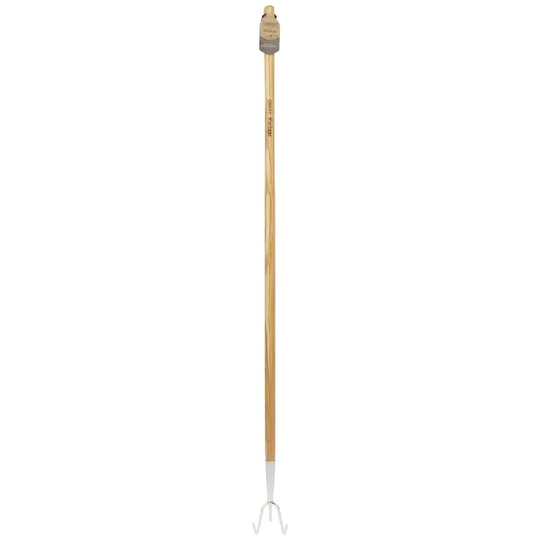 Draper Stainless Steel 3 Prong Cultivator with Ash Handle
