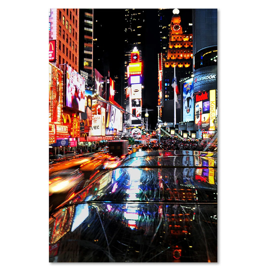 Canvas Print, Violet City And Architecture 16337