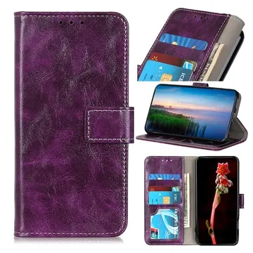 Alcatel 1SE (2020) Wallet Case with Magnetic Closure - Purple