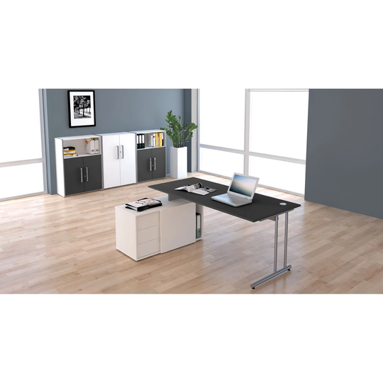 Folkestone L-Shape Standing Desk