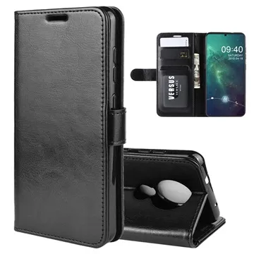 Nokia 6.2/7.2 Wallet Case with Magnetic Closure - Black