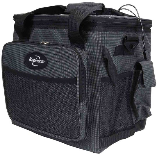Koolatron D13 Hybrid Portable 12V Cooler Bag With Shoulder Strap -