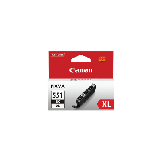 Canon CLI-551BK XL Black High Yield Inkjet Cartridge 6443B001 CO90494